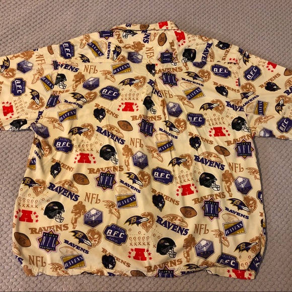 baltimore ravens hawaiian shirt